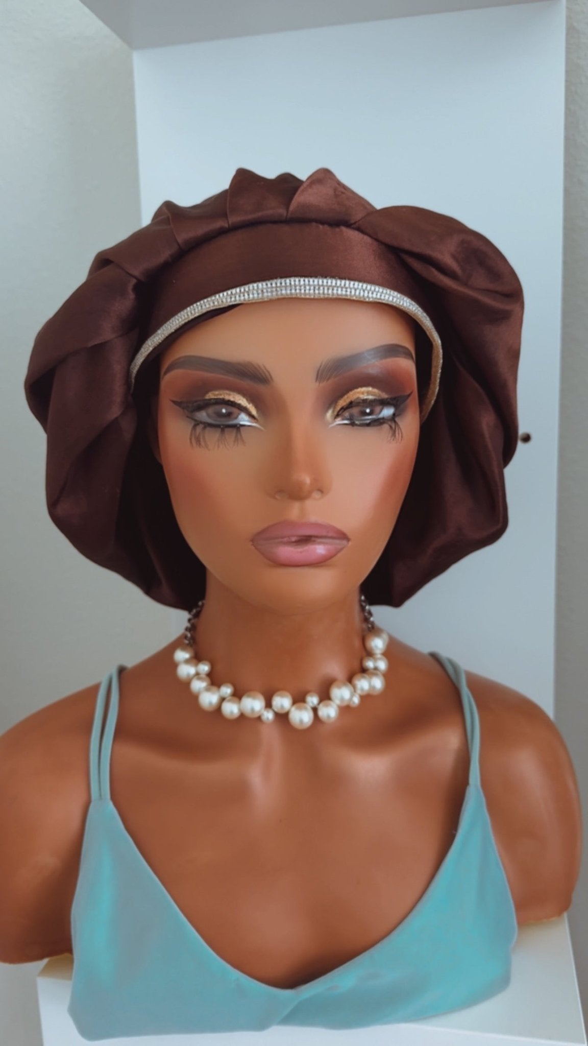 Cutie Chocolate Bronze Bonnet - The Clip In Cutie