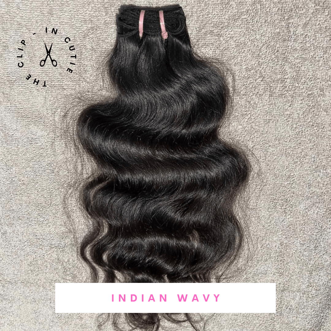 Raw Indian Hair Extensions | Indian Wavy - The Clip In Cutie