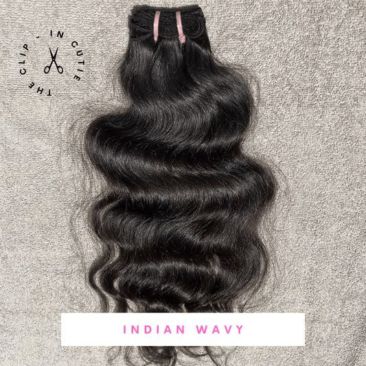 Raw Indian Hair Extensions | Indian Wavy - The Clip In Cutie
